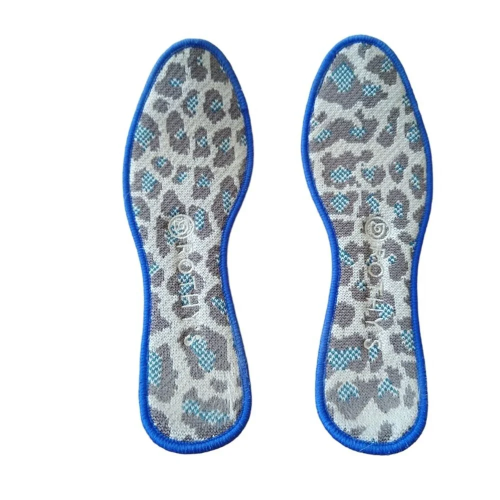 Rothys The Flats in Spotted Leopard Grey/Blue